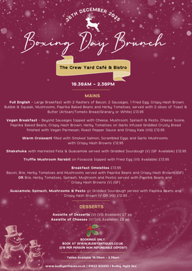 Boxing Day Brunch - Deposit