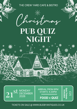 Christmas Pub Quiz Night - Mon 21st Dec
