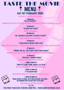 Taste the Movie - Sat 1st Feb 2025