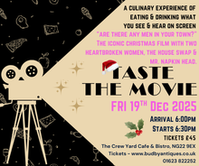 Taste the Movie 'The Holiday' - Fri 19th Dec 2025