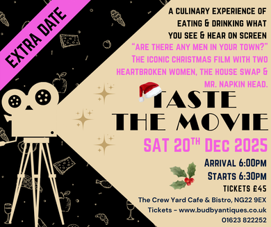 EXTRA DATE Taste the Movie - Sat 20th Dec 2025
